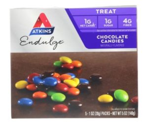 Atkins, Endulge（エンダルジ）、チョコレートキャンディー、5袋、各28g