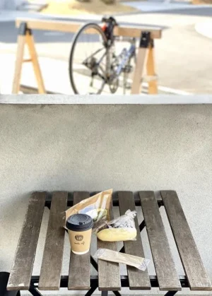 ロードバイク　サイクルラック　休憩　トイット みずき tiny bakery
