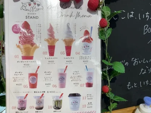 旅行記 修善 道の駅 伊豆のへそ いちごアイスクリーム