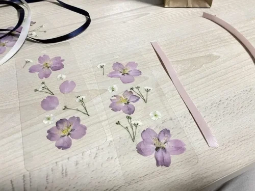 押し花　しおり　作り方　生花
