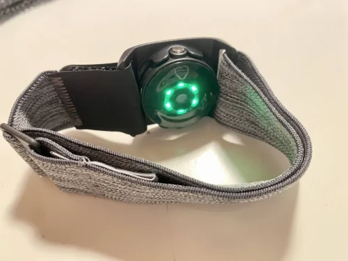 レビュー　Polar Verity Sense　使い方　スイッチオン