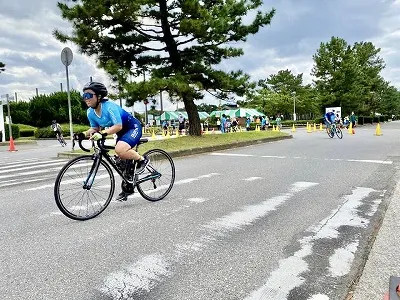 初出場のトライアスロン