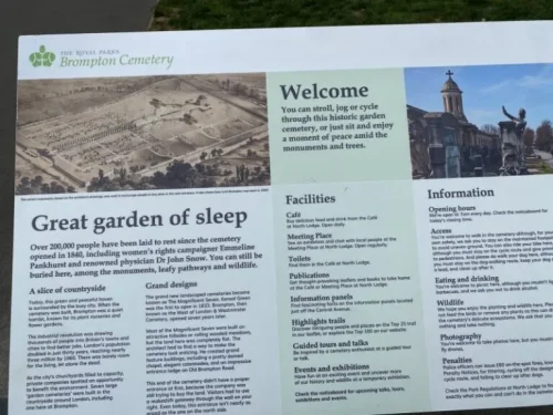 ロンドン 公園 ブロンプトン墓地