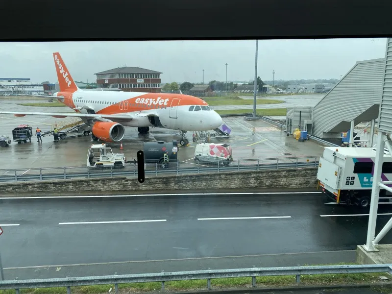 ロンドンからポルトガルまで　飛行機　LCC
