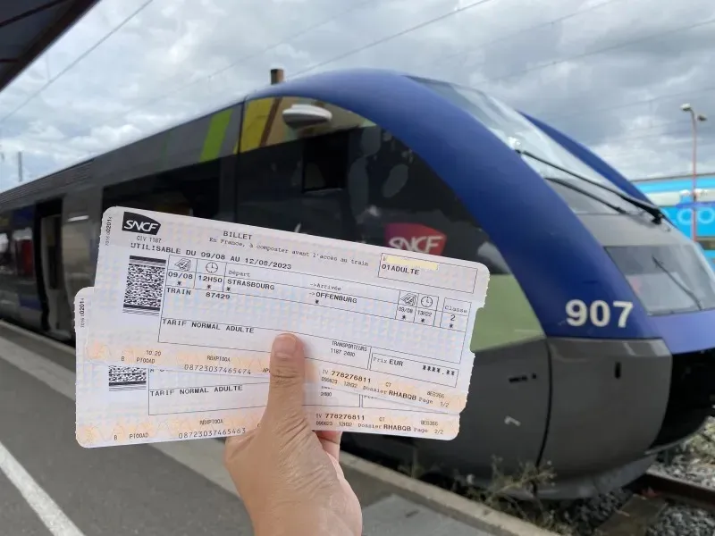 ストラスブールからフランクフルトに移動