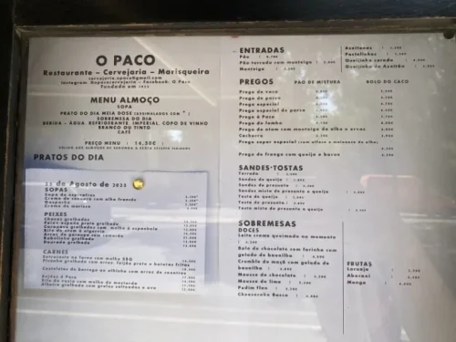 Restaurante O Paco リスボン　おすすめレストラン