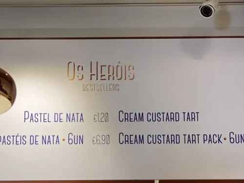 レガレイラ宮殿　シントラ名物　エッグタルトのお店
