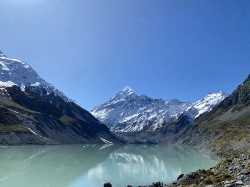 マウントクック トレッキング フッカーバレートラック ゴール 絶景 景色